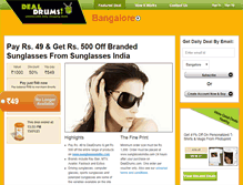 Tablet Screenshot of bangalore.dealdrums.com